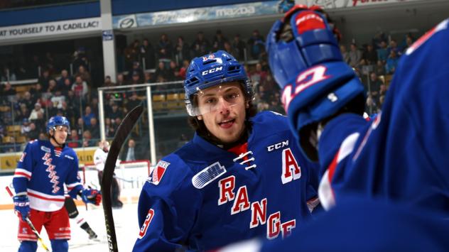 Riley Damiani of the Kitchener Rangers