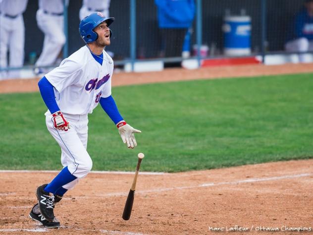 Steve Nyisztor with the Ottawa Champions