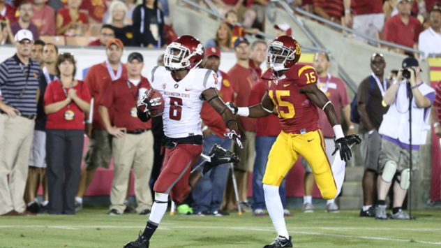 Defensive back Damante Horton with Washington State