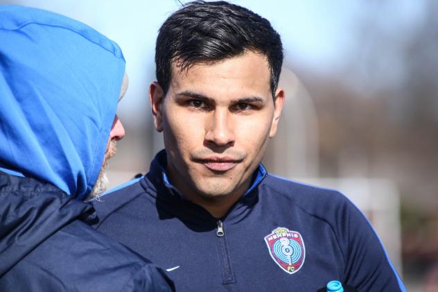 Junior Sandoval of Memphis 901 FC