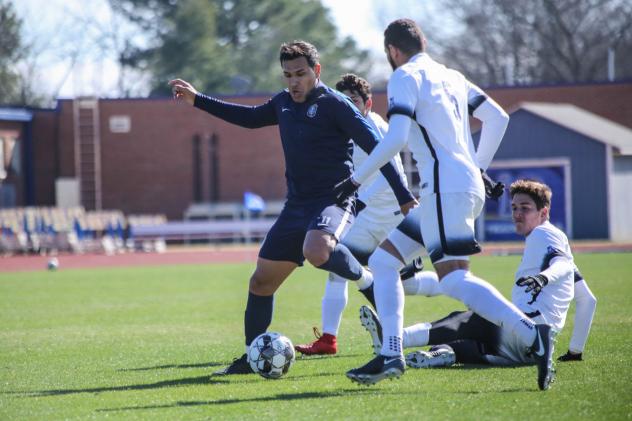 Junior Sandoval in action with Memphis 901 FC
