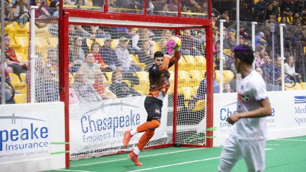 Harrisburg Heat goalkeeper Matt Perrella