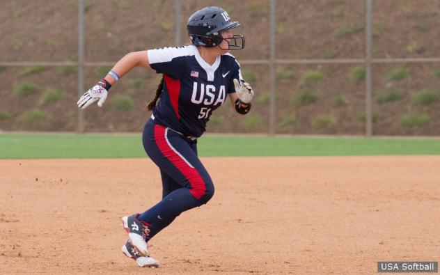 Team USA infielder Hannah Flippen