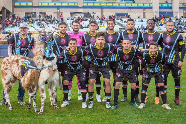 Las Vegas Lights FC startign XI on February 2 against Toronto FC