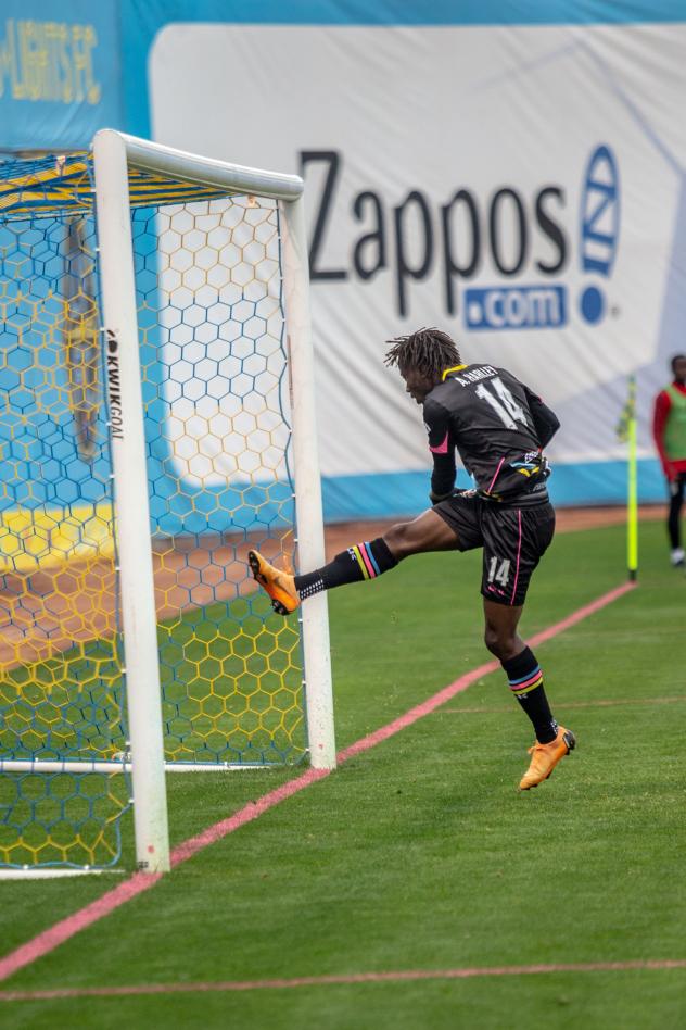 Las Vegas Lights FC forward Alexnyarko Harlley