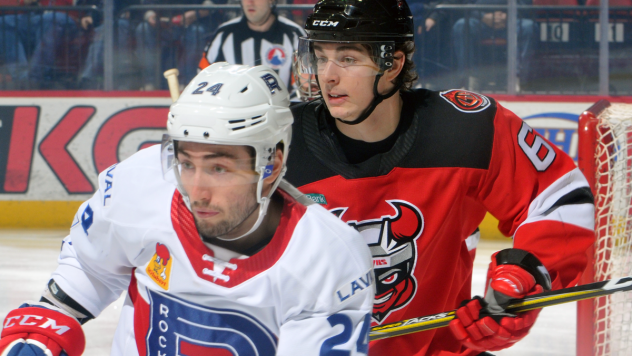 Binghamton Devils battle the Laval Rocket