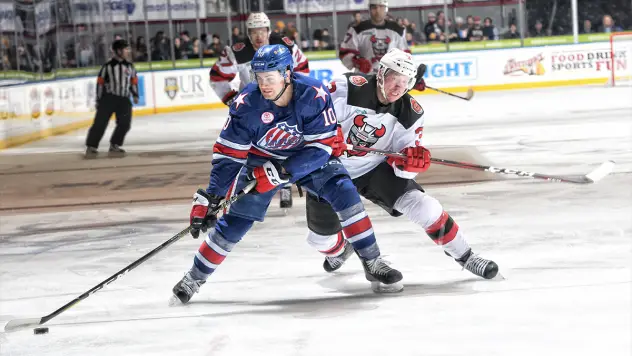 Binghamton Devils try to get around the Rochester Americans