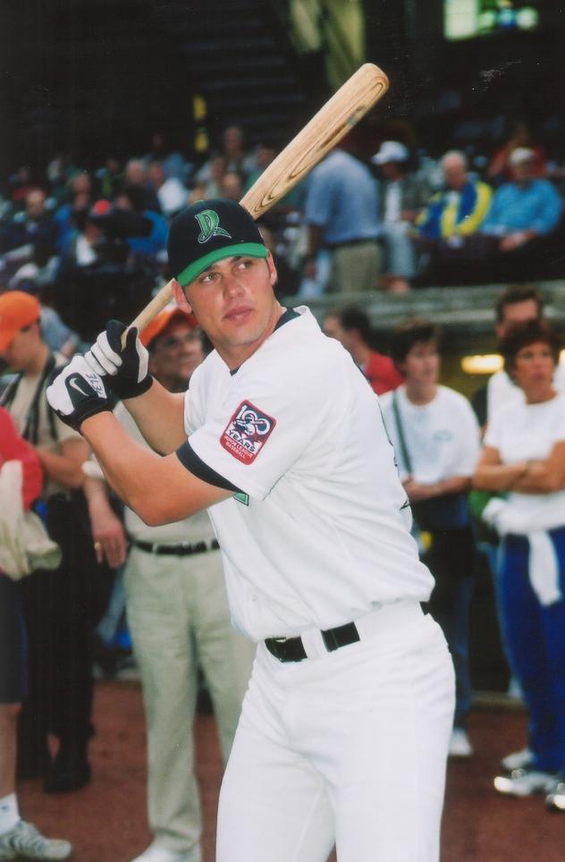 Samone Peters with the Dayton Dragons in 2001