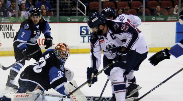 Adam Pleskach of the Tulsa Oilers