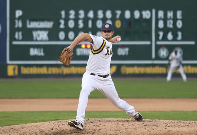 York Revolution pitcher Dustin Richardson