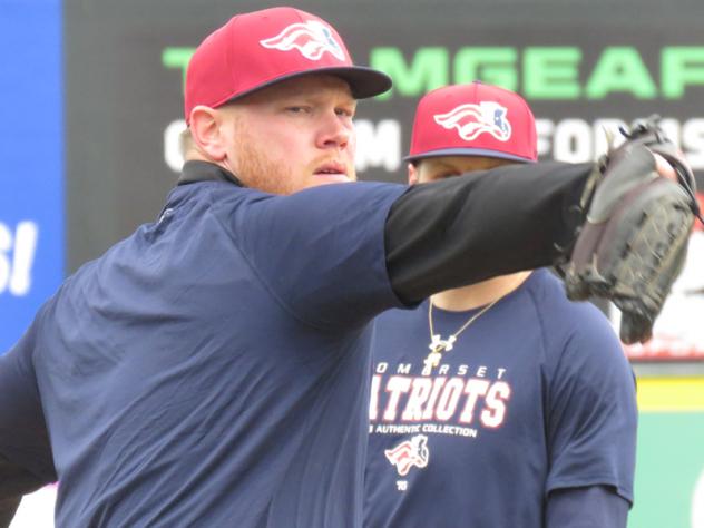 Somerset Patriots pitcher Brett Oberholtzer