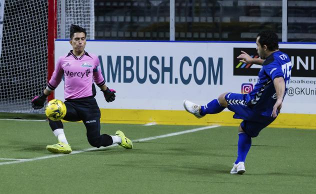 St. Louis Ambush goalkeeper Paulo against the Orlando SeaWolves