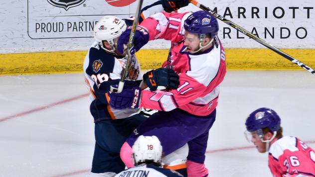 Greenville Swamp Rabbits clash with the Orlando Solar Bears