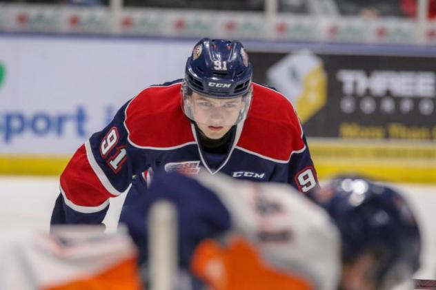 Saginaw Spirit left wing Cole Perfetti