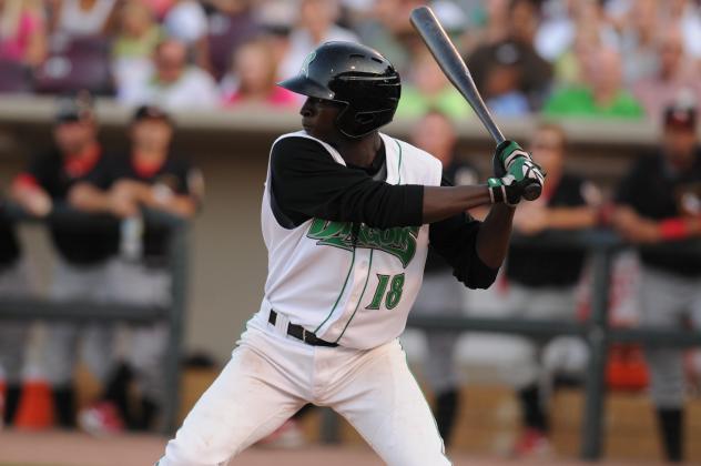 Didi Gregorius with the Dayton Dragons in 2010