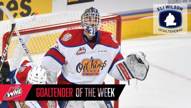 Edmonton Oil Kings goaltender Dylan Myskiw