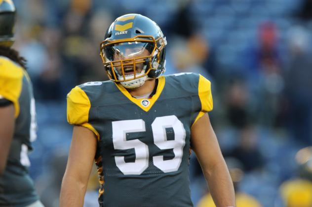 San Diego Fleet linebacker A.J. Tarpley