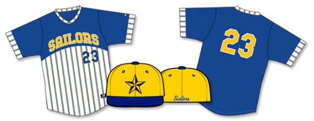 North Shore Navigators' Lynn Sailors cap and jersey