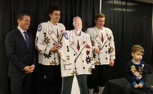 Calgary Hitmen and their Don Cherry-themed jerseys