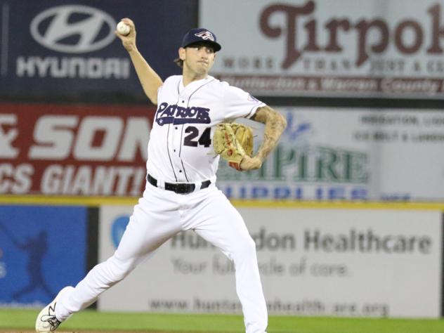 Somerset Patriots pitcher David Kubiak