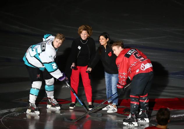 Corpus Christi IceRays face off with the Shreveport Mudbugs on Heart Night
