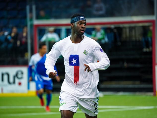 Dallas Sidekicks defender Mychel Jones vs. the RGV Barracudas