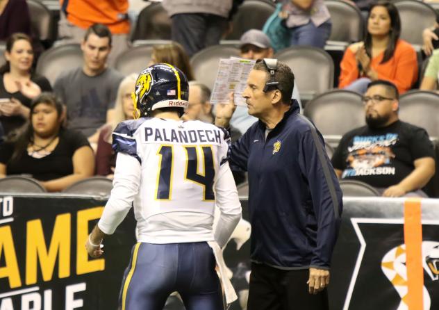 Cedar Rapids River Kings quarterback Kurt Palandech