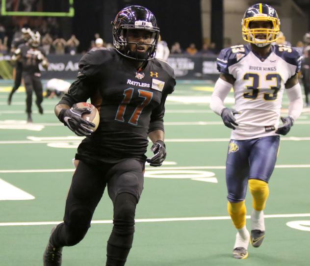 Arizona Rattlers receiver Dezmon Epps vs. the Cedar Rapids River Kings