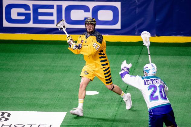 GEICO dasher at a Georgia Swarm game