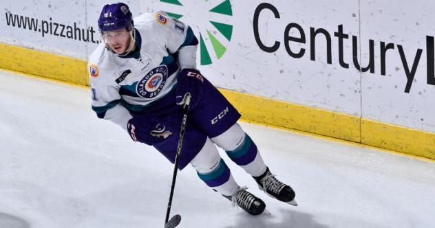 Orlando Solar Bears forward Trevor Olson