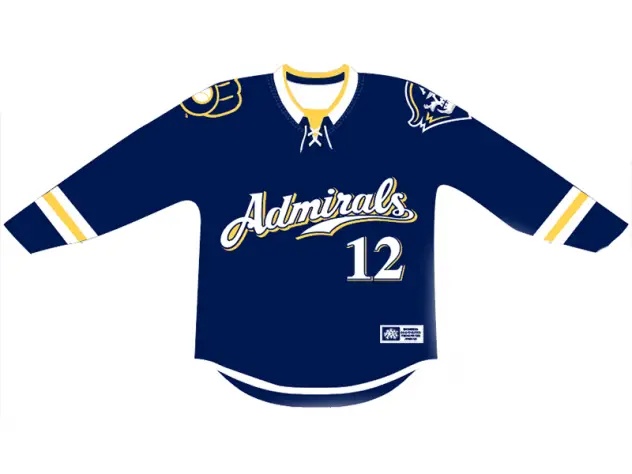 Milwaukee Admirals' Brewers jersey