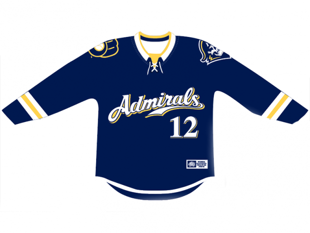 Milwaukee Admirals' Brewers jersey