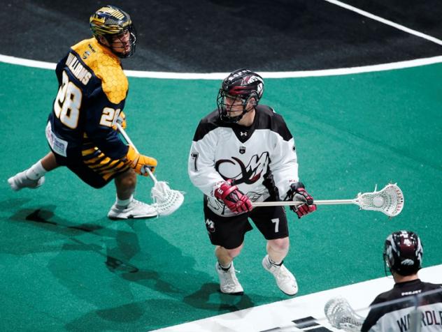Forward Ryan Benesch with the Colorado Mammoth