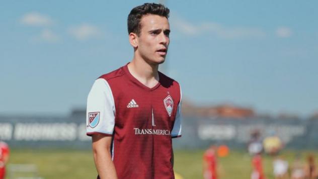 Matt Hundley with the Colorado Rapids