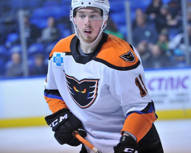 Lehigh Valley Phantoms center Mikhail Vorobyev vs. the Wilkes-Barre/Scranton Penguins