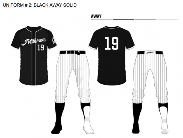 Milwaukee Milkmen black uniform