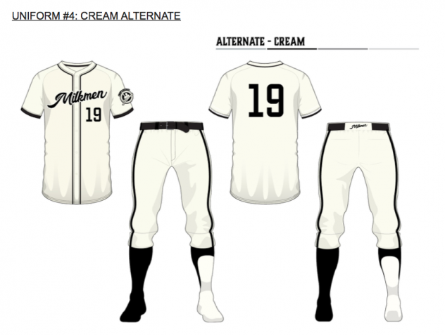 Milwaukee Milkmen cream uniform