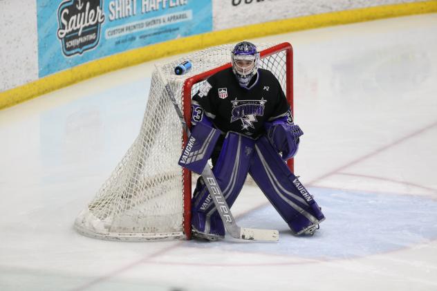 Tri-City Storm goaltender Jake Barczewski