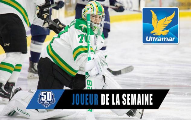 Val-d'Or Foreurs goaltender Jonathan Lemieux