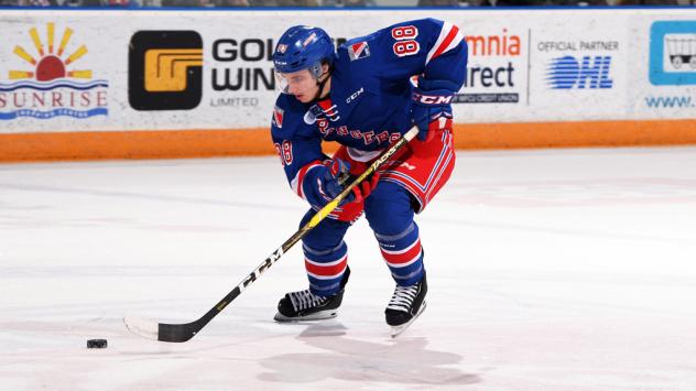 Greg Meireles of the Kitchener Rangers