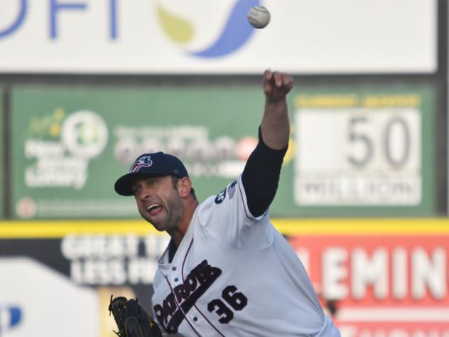 Somerset Patriots pitcher Duane Below