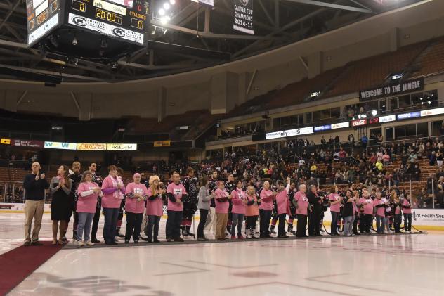 Manchester Monarchs' Pink in the Rink event