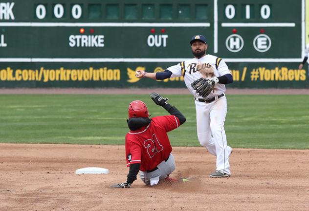 York Revolution shortstop Ryan Dent