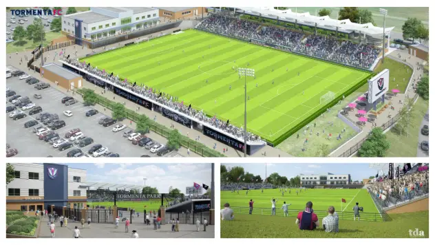 South Georgia Tormenta FC soccer stadium renderings