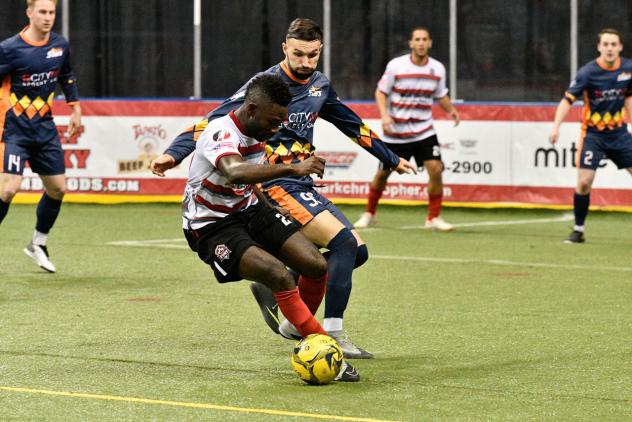 Israel Sesay of the Ontario Fury vs. the Tacoma Stars