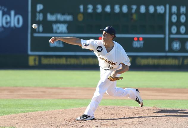 York Revolution pitcher Mitch Atkins