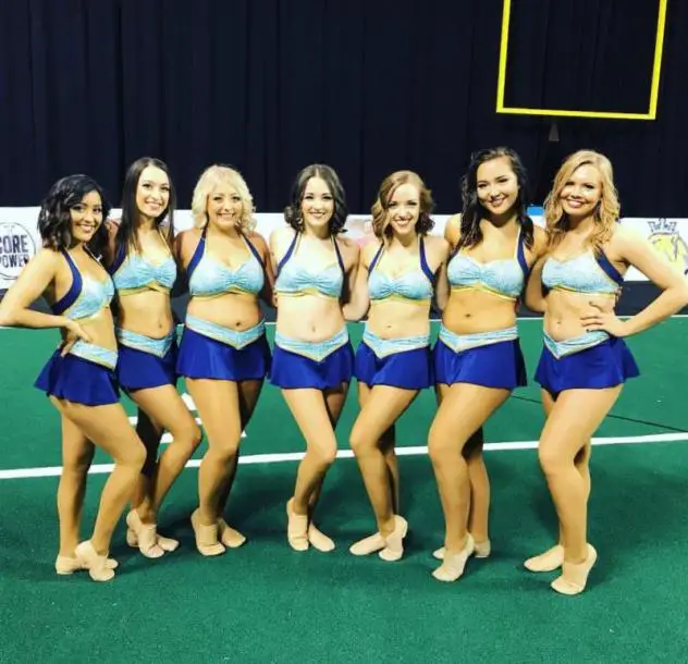 Cedar Rapids River Kings cheer team