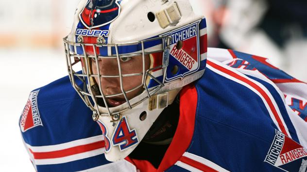 Kitchener Rangers goaltender Luke Richardson