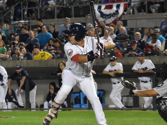 Somerset Patriots outfielder Ramon Flores
