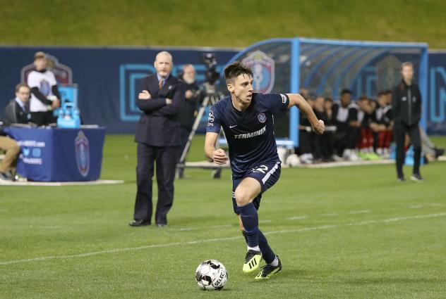 Memphis 901 FC defender Wes Charpie